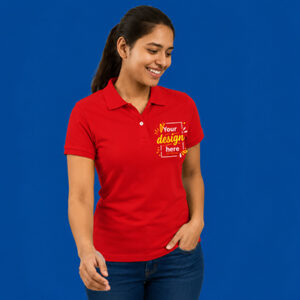 Red Polo T-Shirt Men