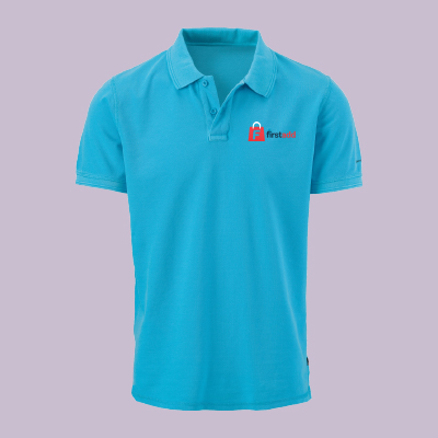 White Polo T-Shirt - Image 3