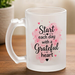 Frosted Glass Mug