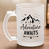Frosted glass mug wholesale
