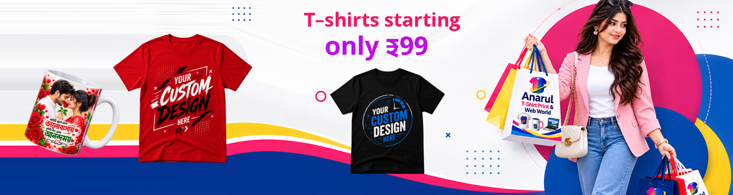 T-shirts starting only ₹99