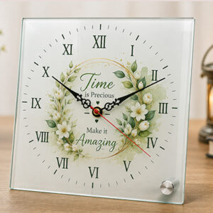 glass clock