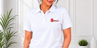 White polo t-shirt